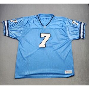 Jerzees Athletic Dept Light Blue Mesh Football Jersey Number 7 Mens XL XL/XG
